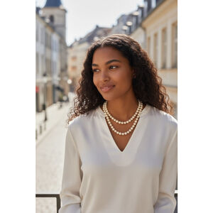 Cream Pearl Necklace